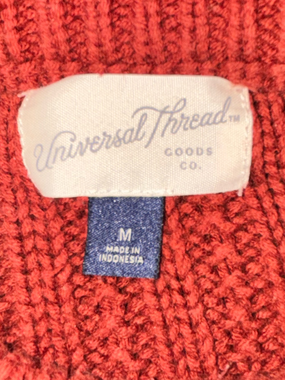 Universal Thread Women’s Rust Ribbed Knit Sweater Target - Picture 3 of 8